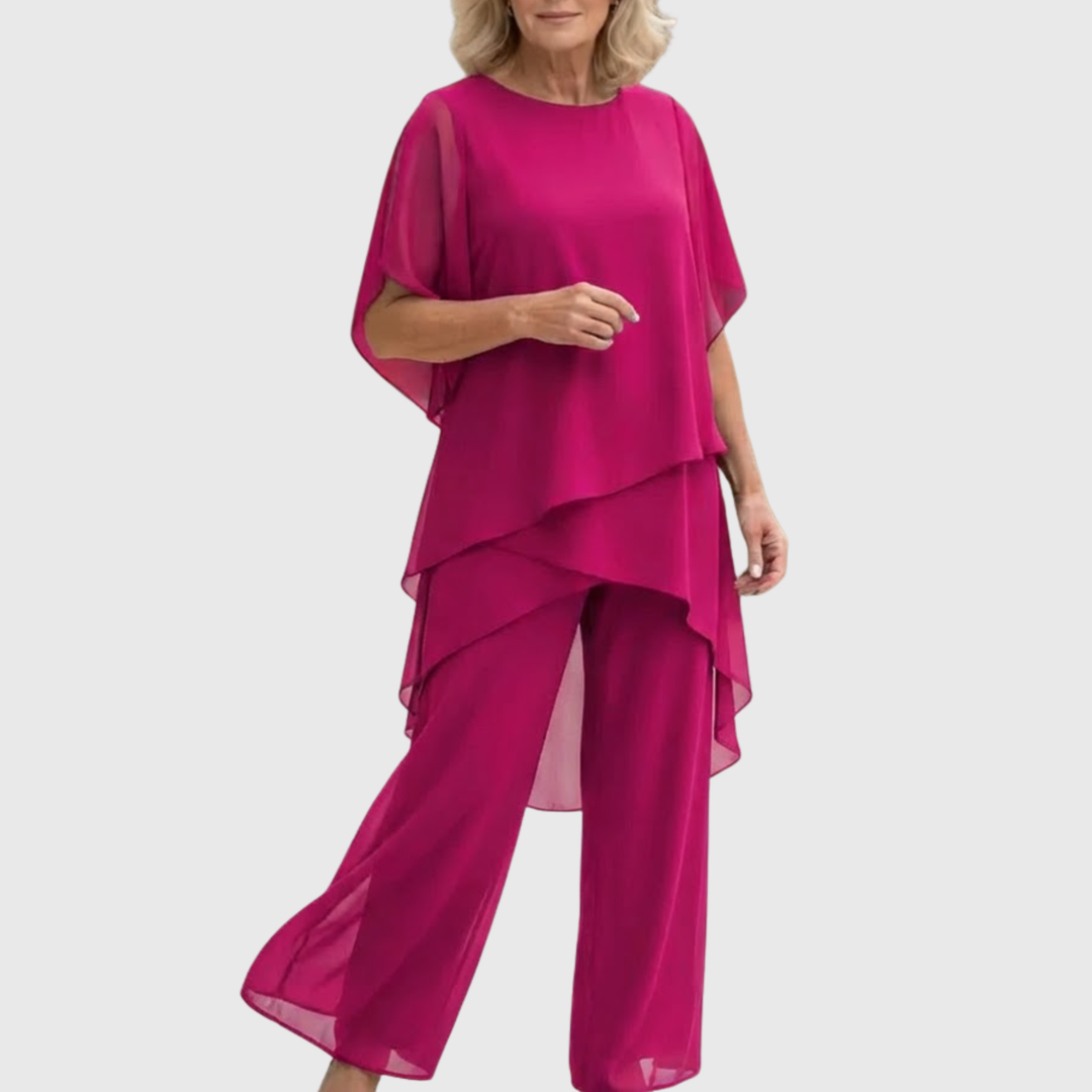 ELARA | Vloeiende Palazzoset voor elegante comfort en stijl