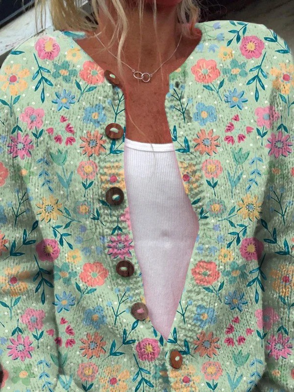 Foxfield™ | Dames Vintage Bloemenvest