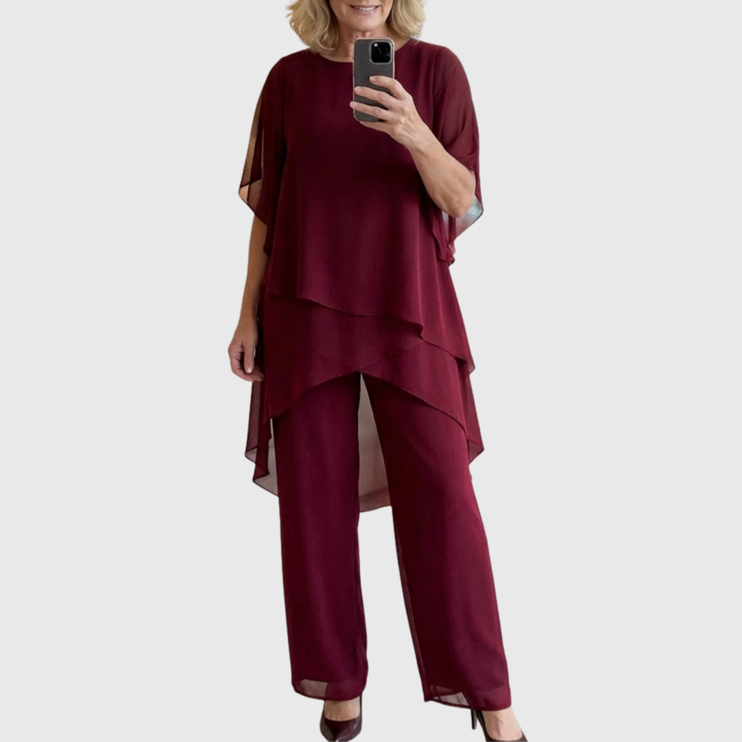 ELARA | Vloeiende Palazzoset voor elegante comfort en stijl