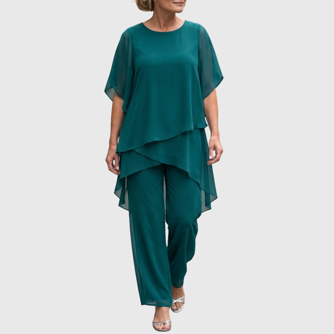ELARA | Vloeiende Palazzoset voor elegante comfort en stijl