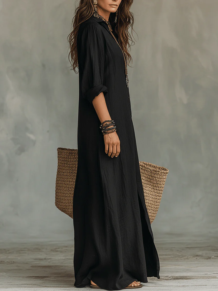 WILLOW | Moeiteloze Maxi-jurk Flatteus Silhouet Veelzijdige Dagelijkse Kleding