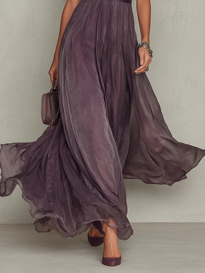 Elara | Chiffon maxi-jurk