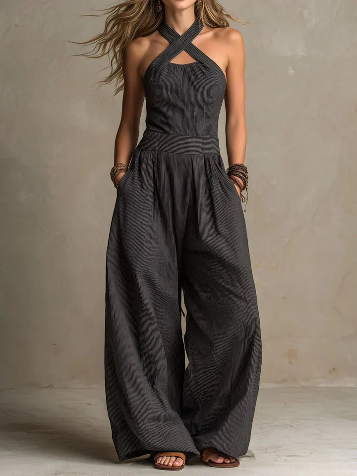 Bianca | Jumpsuit met een elegante overslaghals